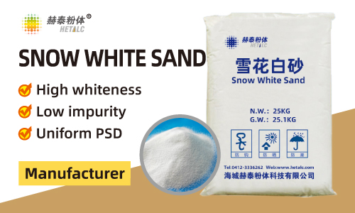 snow white sand 10-120Mesh 
